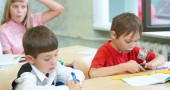Pupils in a class