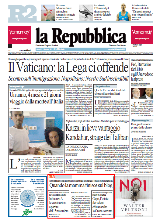 Prima Pagina Repubblica